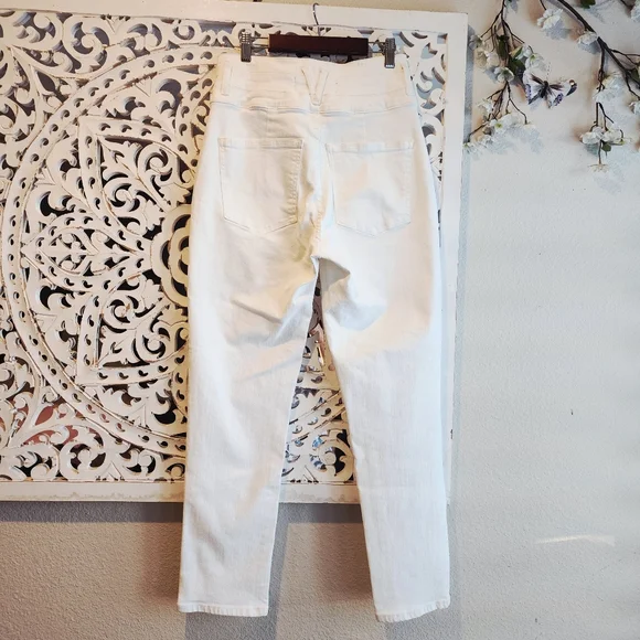 VERONICA BEARD LOGAN STRAIGHT LEG JEANS WHITE COLOR WONENS SIZE 28 - Picture 4 of 15